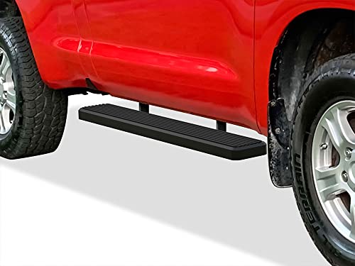 Estribos Laterales APS Negro Mate 6 pulgadas para Toyota Tundra