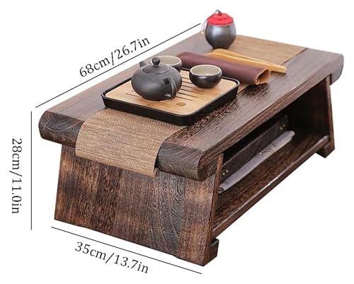 Table à thé et d'écriture de sol compacte pour chambre et bureau - 4