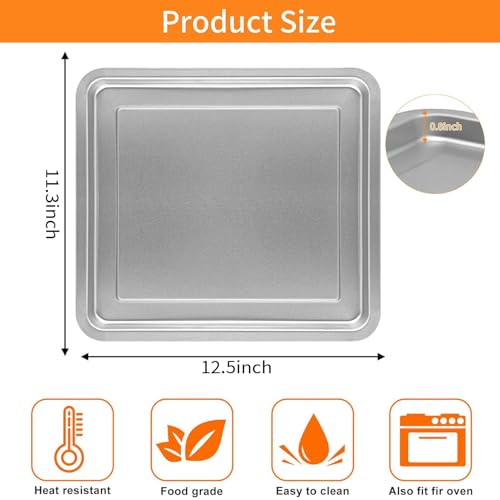 Conjunto de Repuestos para Freidora GXF para Emeril Lagasse 26 QT Extra Grande, Placa de Freidora de Acero Inoxidable, Reemplazo de Bandeja y Pata de Cocción miniatura 4