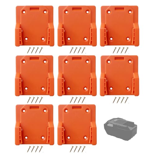 Support de batterie Ridgid 18V à fixation murale stable avec 32 vis incluses - 2