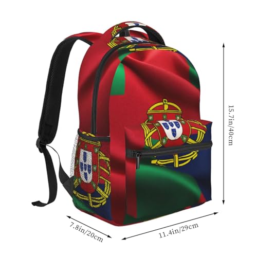 Sac à dos Portugal imprimé ultra léger avec grand compartiment - 2