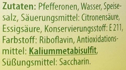 Feinkost Dittmann Grüne Pfefferonen mild pikant - Grüne Paprikafrucht aus Griechendland - 300g Glas, 1er Pack - Handgeplückt - mild pikant eingelegt - ideal zu griechischen Salaten oder als Antipasti