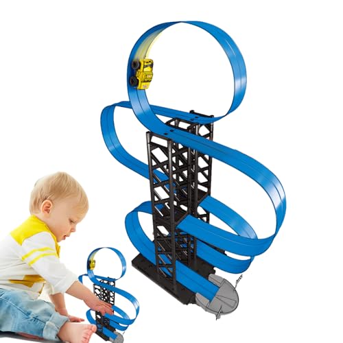 Conjunto de Circuito de Carreras,Juego De Vehículo Robusto Y Flexible,Juguetes Educativos Temática Automotriz - para Niñas para Cumpleaños Recompensas Escolares Fiesta Navidad Relleno de Bolsas y
