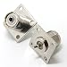 Ancable SO239 UHF PL259 Jack Panel Mount for CB Ham Radio Antenna,5-Pack