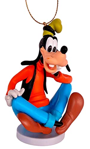 Goofy From Magic Kingdom Figurine Holiday Christmas Tree Ornament - Limited Availability - New For 2021, Orange, Blue, Green And Black, 3.5'' Tall X 2.5'' Wide X 2'' Deep #TOP17