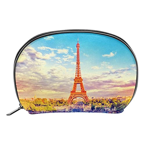 Trousse de Toilette de Voyage à Suspendre Organisateur de Maquillage cosmétique pour Femmes et Hommes,Paris Paysage Ville Tour Eiffel