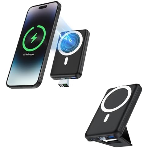 podoru Magnetic Power Bank 2 Pack(Black&Black Foldable) Cover