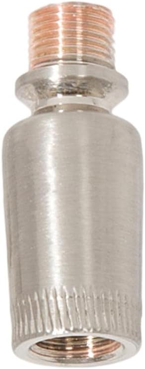 B&P Lamp® Tapered Brass Ball Swivel, Unfinished Brass
