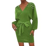 Lose Cardigan Für Damen Warmer Langarm Sweater Bluse Strickpullover Winterpullover Pullover Winterjacke Valentinstag Freizeit Gemütliche Rundhals Sportjacke Sweatshirt Festlich Weihnachtspulli