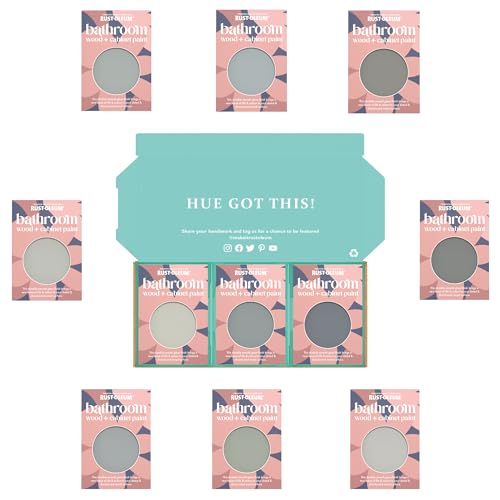 Rust-Oleum Bathroom Cabinet Paint in Gloss Finish – Dusky Greys Tester Box