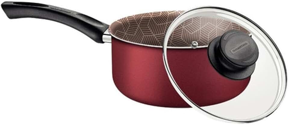 Panela Tramontina Alumínio Antiaderente Paris 18cm Vermelho