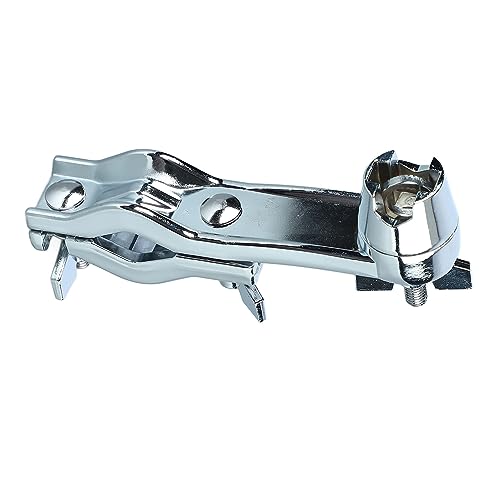 Pinza para tambor ajustable en ángulo metálica, clip multifuncional para platillos y accesorios de percusión para set de batería miniatura 3
