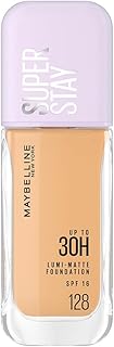 Maybelline New York Super Stay Lumi-Matte Liquid Foundation - 128, Up To 30H Long Wear, Water & Transfer Proof. SuperStay Lumi-Matte Liquid Foundation comes with Non-comedogenic & Vegan Formula | 35ml