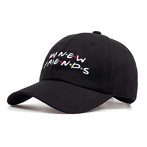 Home Fashion Diy Unisex Hat Letters Embroidered Cotton Baseball Cap Adjustable Dad Hat For Men Women Black #TOP3