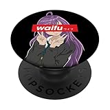 Cute Japanese Anime Girl - Waifu - PopSockets Grip and Stand for Phones and Tablets