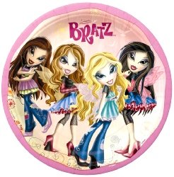 Bratz 'Fashion Pixiez' Large Paper Plates (8ct)