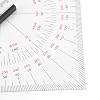 Chart Drawing Triangle Ruler, Navigation Parallel Ruler Ship Drawing Triangle 300mm Acrylic Precise Engraved Scales Adjustable for Boats Yachts Ships
