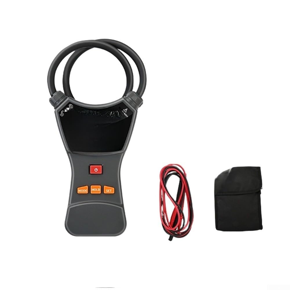 Flexibles Stromzange Messgerät 10000A AC/DC mit Datenlogger - Zangenmultimeter True für rms für Industrie & KFZ - 150mm Spule(A)