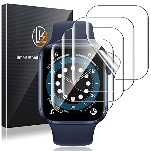 LK 4 Pack Screen Protector for Apple Watch Series SE/SE2/SE3 6 5 4 40mm/ Apple Watch Series 9 8 7 41mm, High Definition
