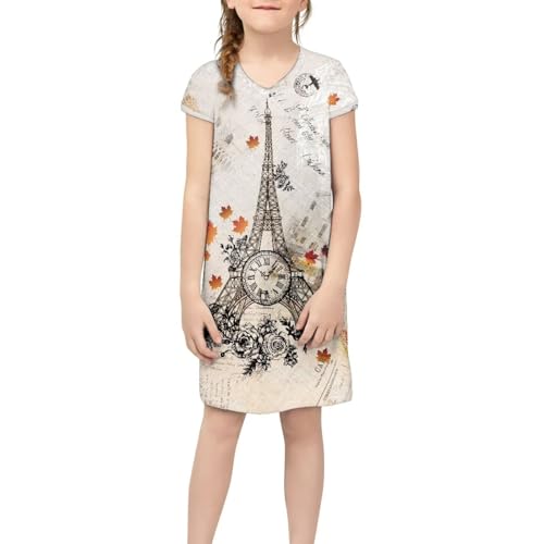 PinUp Angel Girl's Short Sleeve Dress Cute Graphic Summer Beach Casual Sundress Tunic Pencil Dresses3