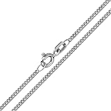 Lieferumfang: z. B.Etui Generisch Echtgold 14 kt 585 Gold Goldkette Panzerkette Halskette Kette Collier Schmuck verschiedene Breiten und Längen (45.00, Weissgold Breite 1,55 mm)