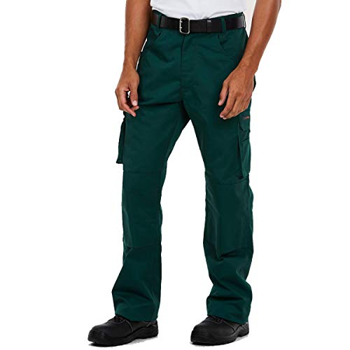 Uneek Uc906l Super Pro Trouser Regular Bottle Green 36