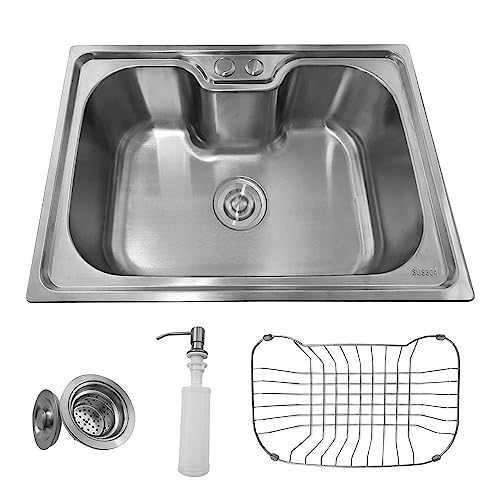 Cuba Pia Gourmet Luxo Prizi Aço Inox 304 42x60cm Kit Complet