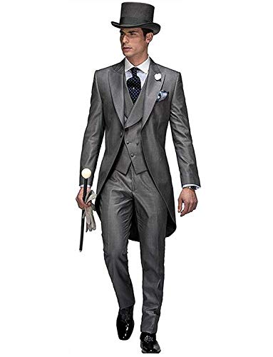 Costume à queue d'hirondelle trois pièces pour homme éliminant les plis en soirée