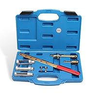 CCLIFE 8tlg Universal Ventilfederspanner Ventil Werkzeug Satz Ventilschaftdichtung Ventilfedern Wechseln 20 26 34MM