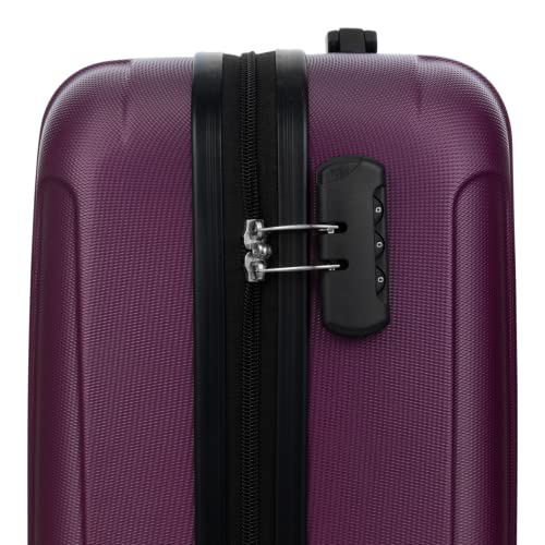 Kit Conjunto de Malas de Viagens Para Bordo Fibra Rígida ABS 2un