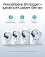 soundcore V40i by Anker, Open-Ear Kopfhörer, Kabellose Earbuds mit klarem Case, verstellbar für jedes Ohr, 2X tieferer Bass, IP55, 21h Spielzeit, KI-optimierte Anrufe, Bluetooth 5.4, App-Steuerung
