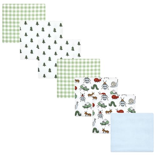Image of Luvable Friends Little Treasure Flannel Receiving Blankets 7pk