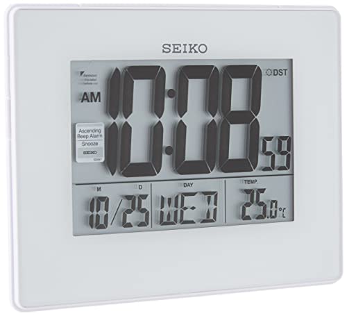 Seiko Clocks Digital Cuarzo Despertadores de Plástico QHL057W