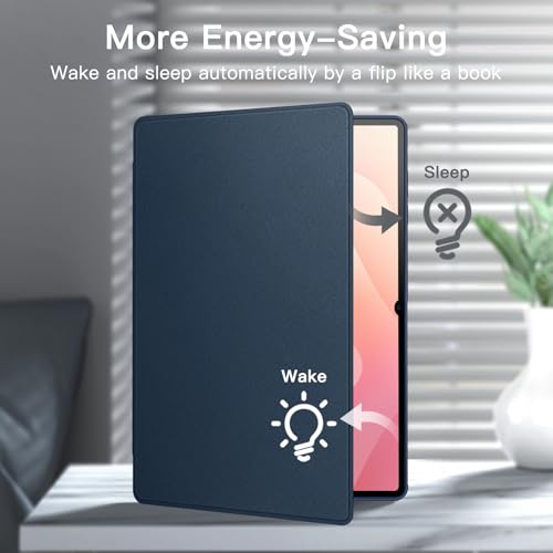 Image of JETech Cover Case for Samsung Galaxy Tab S11 Ultra with S Pen Holder, Slim Folio Stand Protective Tablet Cover, Multi-Angle Viewing, Auto Sleep /Wake (Navy)
