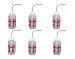 Mueller Quart Bottle, Natural W/Straw - Pack of 6