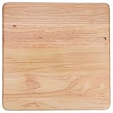 MUCKLILY Taburete Cuadrado de Madera Maciza 295X295 CM Asiento de Repuesto para Taburetes de Bar y Cocina Superficie Resistente y Lisa para Hogar Cafetería y Restaurante