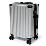 [ベーシックランド] キャリーケース スーツケース 機内持ち込み カップホルダー付き 物掛けフック付き 33L Sサイズ 20インチ 静音 ダブルキャスター TSAロック 旅行 出張
