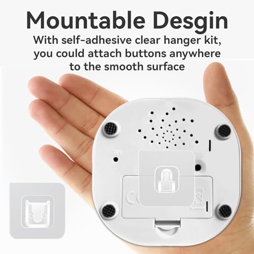 Rechargeable Pet Training Buttons - 30s Voice Recording Buttons for Cats & Dogs, USB-C ChargingCat Communication Talking Buttons with Anti-Slip Base Answer Buzzer-4Pack — view 3