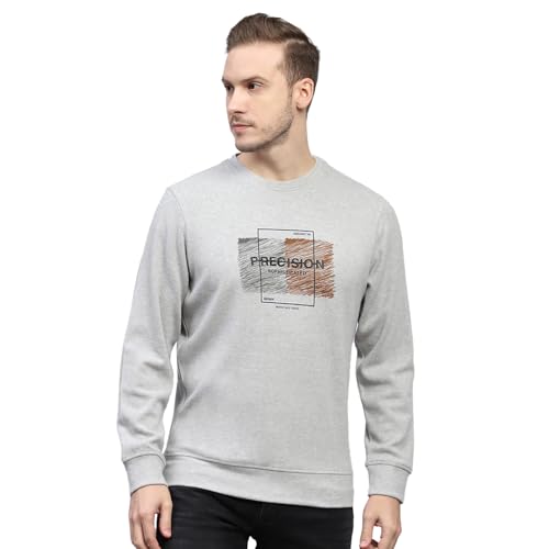 Image of Monte Carlo Mens Printed Round Neck Full Sleeve Sweatshirt (224066139)