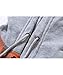 ZITY Men's Flannel Hoodie Shirts Casual Button Down Plaid Shirt Jackets for Men Long Sleeve Stylish Hooded with Pocket Orange Grey XX-Large