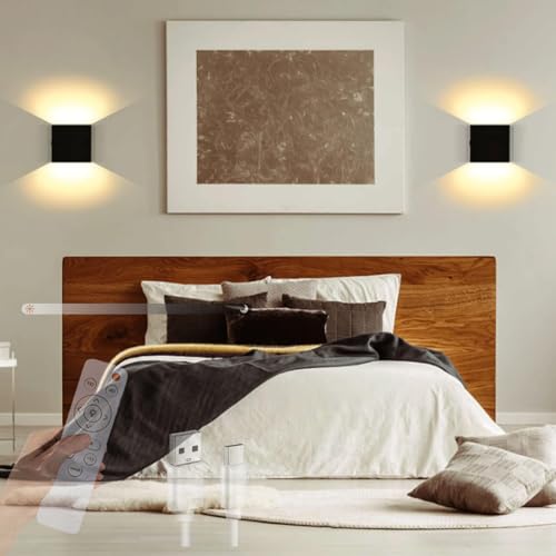 Aplique de pared LED para escaleras y balcones con carga USB