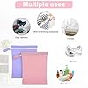 AOOSA 2PCS Wet Bags, Reusable Cloth Diaper Bags with Handle and Zipper, Lightweight Waterproof Travel Laundry Bag, Washable Wet Dry Bag for Baby Items Travel Beach Swimming Gym Camping(Pink & Purple) #4