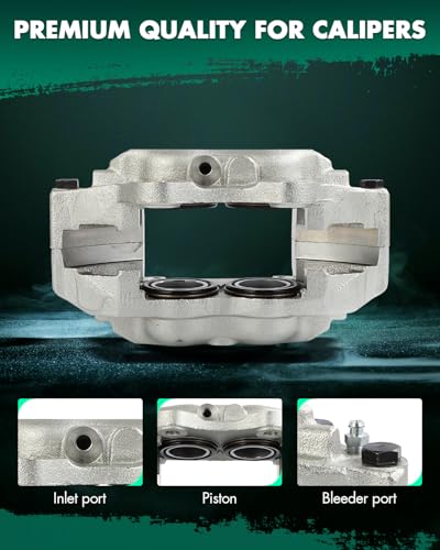 Image of SCITOO Front Left Brake Caliper Without Bracket 19767 Compatible For Jaguar For Vanden Plas 1982-1987,For Jaguar For XJ12 1974-1979 1981-1992,For Jaguar For XJ6 1974-1987,For Jaguar For XJS 1976-1996