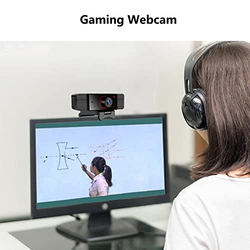 Elprico Desktop-Computerkamera, USB2.0 HD-Webcam mit Automatischer Fokussierung, Eingebautes 2K-Mikrofon 5 FHD 2560x1440 QHD Plug-Play-Computerkamera (WB9) – Bild 6