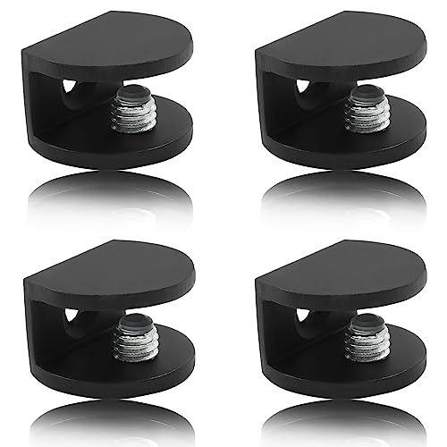 Litoexpe GAOC-0720 8Pcs Adjustable Frameless Glass Shelf Bracket cover