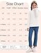QBK Girls' Long Sleeve Turtleneck T-Shirt Kids Basic High Neck Casual Trendy Soft Base Layer Tee Tops(4t-12Years) White