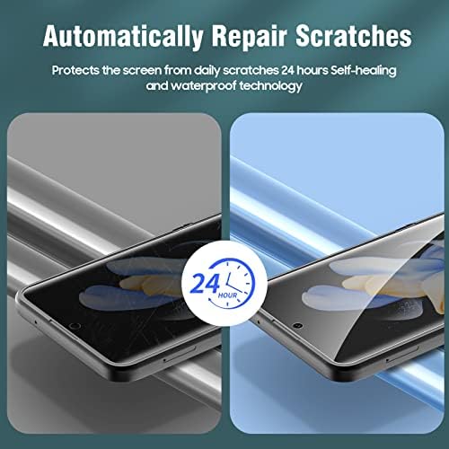 CENMSO 2 Pack for Samsung Galaxy Z Flip 4 Screen Protector, Soft TPU (NOT Glass) HD Transparent Full Coverage Protective Film for Samsung Galaxy Z Flip 3 5G