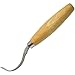Morakniv Wood Carving Hook Knife 163 with Sandvik Stainless Steel Blade, 0.9-Inch Internal Radius, Brown, Model:M-12819