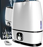 Everlasting Comfort 6L Humidifiers for Bedroom, Quiet 50HR Runtime No-Filter Supersized Cool Mist Humidifier Large Room for Whole House, Plants, Baby Nursery, Allergies, Dry Skin, Congestion, Indoor