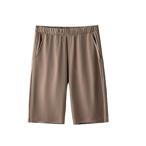 Mens Sleepwear Shorts Bamboo Rayon Lounge Bottoms Soft Comfy Ultra-Soft Moda Pajama Wear Pants